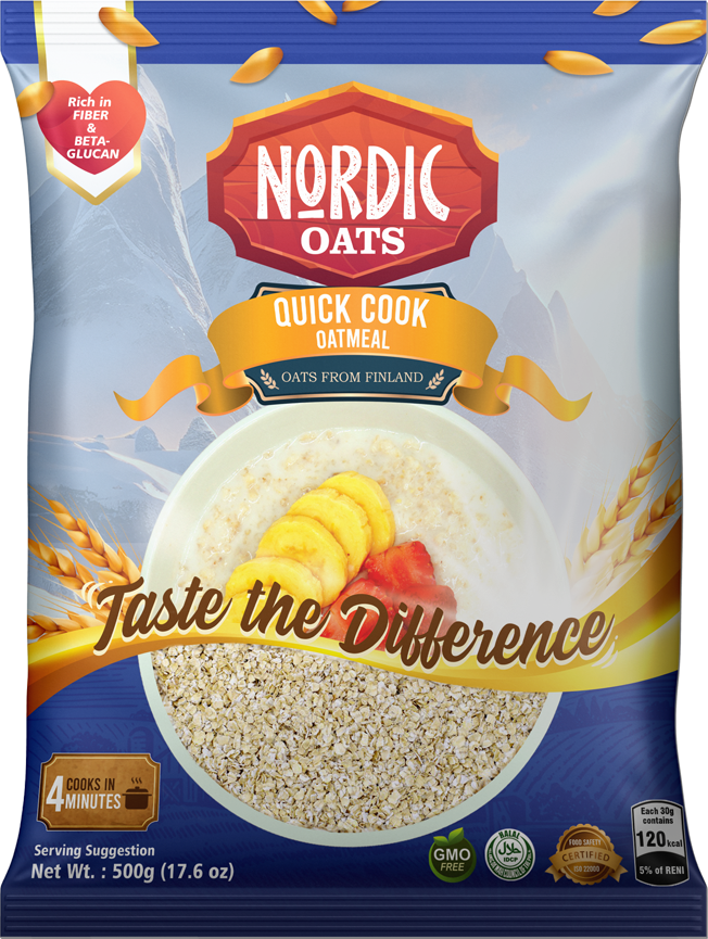 Nordic Quick Cook Oatmeal 500G